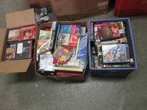 lot 275 image: 3 Boxes Full of Assorted DVDs CDs...