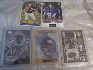 lot 1 image: Randy Moss, Harrison Smith, and Cor...