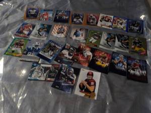 lot 7 image: Football Cards all pictured...
