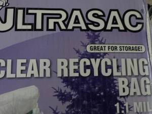 lot 52 image: Ultra sac Clear Recycling Bags 100 ...