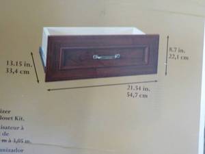 lot 73 image: set of 2 Closet maid Drawer Kits...