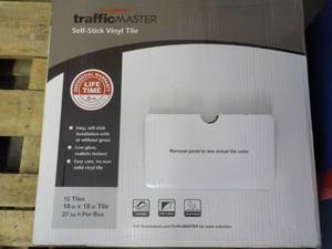 lot 76 image: Traffic Master Self Stick Vinyl Til...