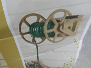 lot 97 image: Hampton Bay Metal Dual Mount Hose R...