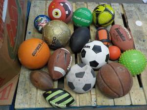 lot 127 image: Variety of Sports Balls...