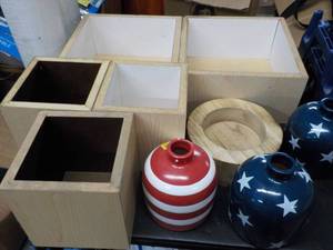 lot 147 image: Boxes, Vases, Storage Boxes and mis...