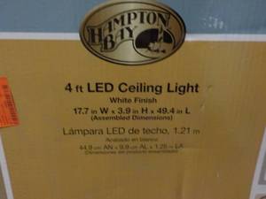 lot 172 image: Hampton Bay 4 ft LED Ceiling Light ...