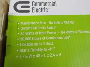 lot 182 image: commercial Electric Bright White 4 ...