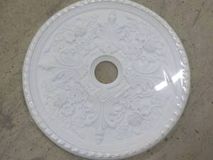 lot 205 image: 28 Ceiling Medallion White Molded ...