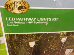 lot 208 image: Hampton Bay LED Pathway Lights Kit ...