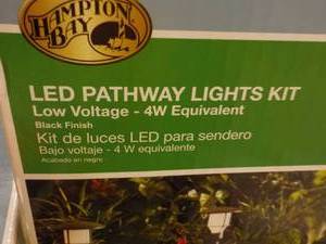 lot 209 image: Hampton Bay LED Pathway Lights Kit ...