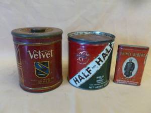 Vintage Tobacco Cans