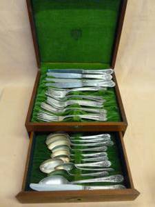 Vintage Silverplate Flatware Set