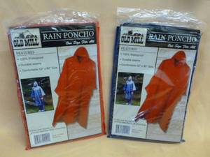 New Rain Ponchos