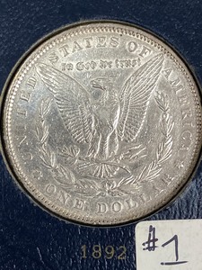 1892 Morgan Silver Dollar ...