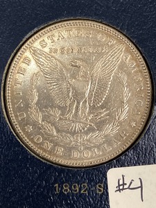 1892-S Morgan Silver Dollar ...