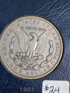1901 Morgan Silver Dollar ...