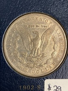 1902-S Morgan Silver Dollar ...
