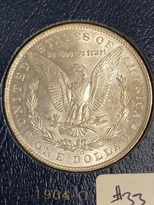 1904-O Morgan Silver Dollar ...