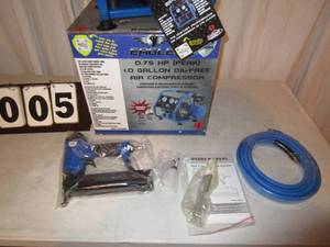 lot 5 image: Eagle Air Compressor Kit - 1 Gallon