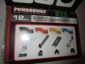 lot 33 image: Power Built 12 Pc Disconnect Kit