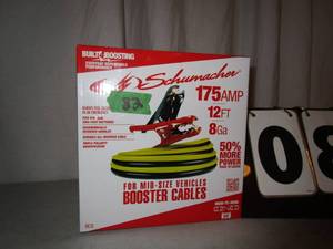 lot 82 image: Schumacher Booster Cables