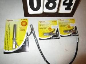 lot 84 image: Lu Max Heavy Duty Quick Release Grease Couplers