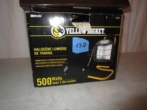 lot 132 image: Yellow Jacket Halogen Work Light