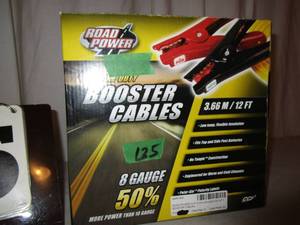 lot 135 image: Road Power 12ft Booster Cable