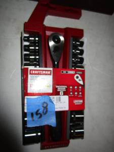 lot 158 image: Craftsman Socket Wrench Set - Universal Design