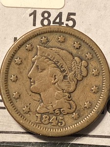 1845 Large Cent