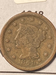 1848 Large Cent