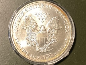 1996 ASE Pure-Silver Dollar