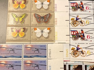Mixed Stamp Plate Block Lot