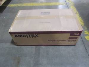 lot 81 image: Ambitex Disposable Gloves 10,000 ct. Small PSM6501