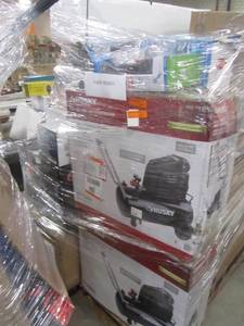 lot 90 image: WHOLESALE MIXED PALLET OF RETURNS - HOME DECOR AND SHOP EQUIPMENT