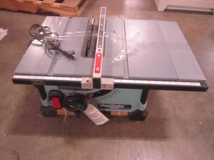 lot 104 image: DELTA ShopMaster 10-in Carbide-tipped Blade 15-Amp Portable Table Saw S36-295