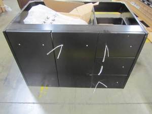 lot 118 image: Black Vanity Cabinet 35 x 23