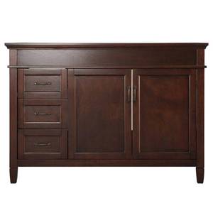 lot 159 image: Foremost Ashburn 48 in. W Bath Vanity Cabinet Only in Mahogany ASGA4821D