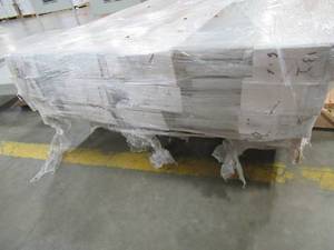 lot 339 image: Pallet of Mirrored Polished Edge Bi-fold doors.  6 Bi-Fold Doors and believe all hardware is accounted for.