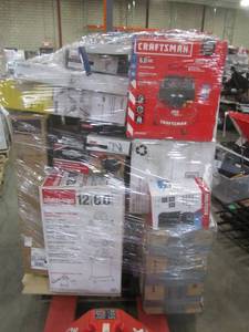 lot 166 image: WHOLESALE MIXED PALLET OF RETURNS - HOME DECOR AND SHOP EQUIPMENT