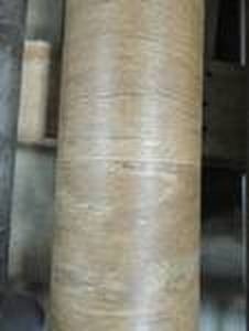 lot 288 image: 12 Foot Linoleum 2 Rolls (cut) Approximately 25-50 in Total Length. - Hardwood Pattern