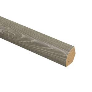 lot 200 image: Zamma Sterling Oak 58 in. Thick x 34 in. Wide x 94 in. Length Vinyl Quarter Round Molding 01514369