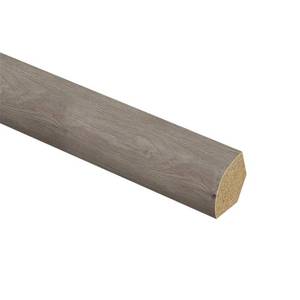 lot 202 image: Zamma Ashcombe Aged Oak 58 in. Thick x 34 in. Wide x 94 in. Length Laminate Quarter Round Molding 013141878