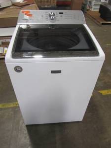lot 227 image: Maytag 5.3-cu ft High-Efficiency Top-Load Washer (White) ENERGY STAR MVWB835DW