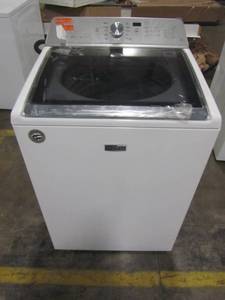 lot 228 image: Maytag 5.3-cu ft High-Efficiency Top-Load Washer (White) ENERGY STAR MVWB835DW