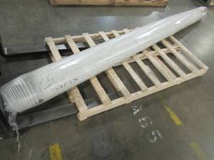 lot 282 image: 12 Foot Linoleum 2 Rolls (cut) Approximately 25-50 in Total Length - Believe It Is a Slate Pattern