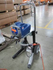 lot 295 image: Graco Magnum X7 Airless Paint Sprayer - Motor works (Electrical Smell), Missing Hosemaybe other parts.