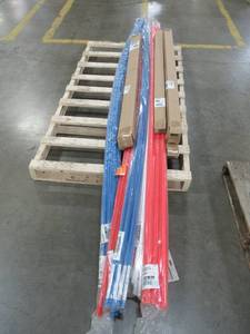 lot 299 image: Apollo PEX Pipe, 10 and 5 Red, White and Blue 12 Sticks and Red 34 10 5 Sticks.
