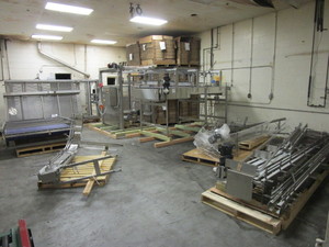 lot 101 image: SKA FAB COMPLETE DE-PALLETRE-PALLET BULK CAN LINE SYSTEM