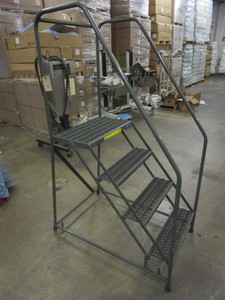 lot 172 image: GILLIS STAIRCASE WITH SAFETY RAILS
